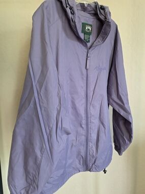 Cabela's Women's Light Lavender Hooded Windbreaker Jacket